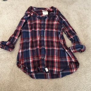 American Eagle Plaid Button Down